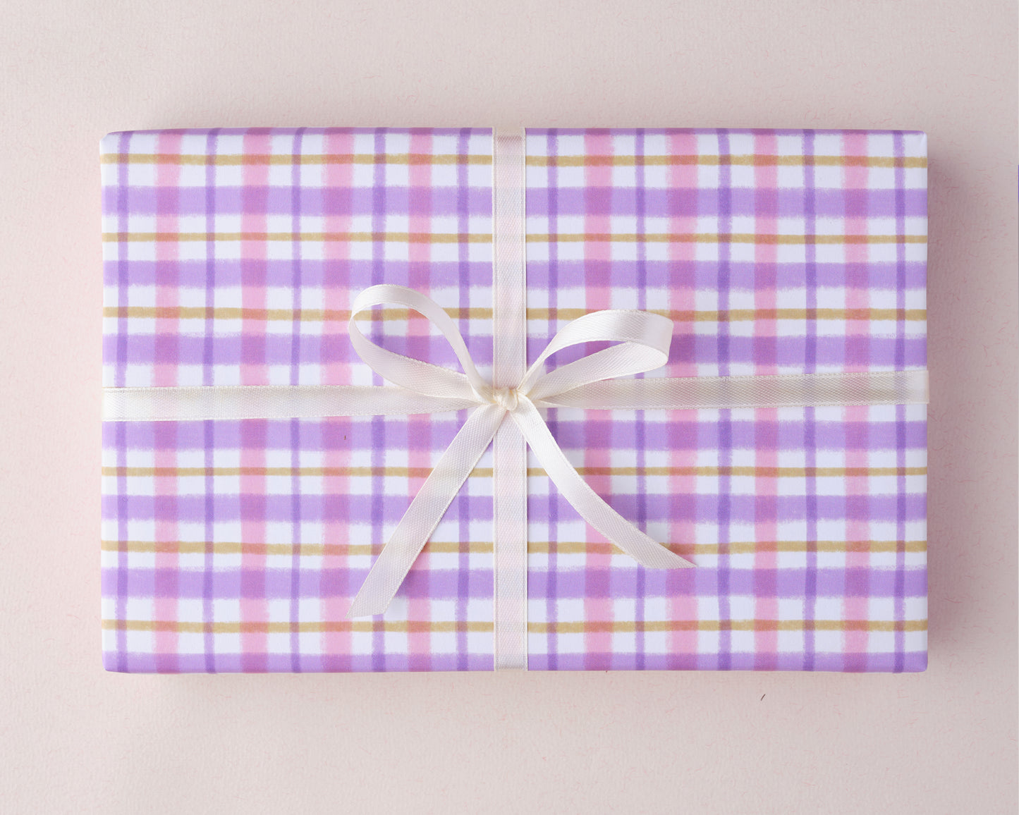 Pastel Gingham Wrapping Paper