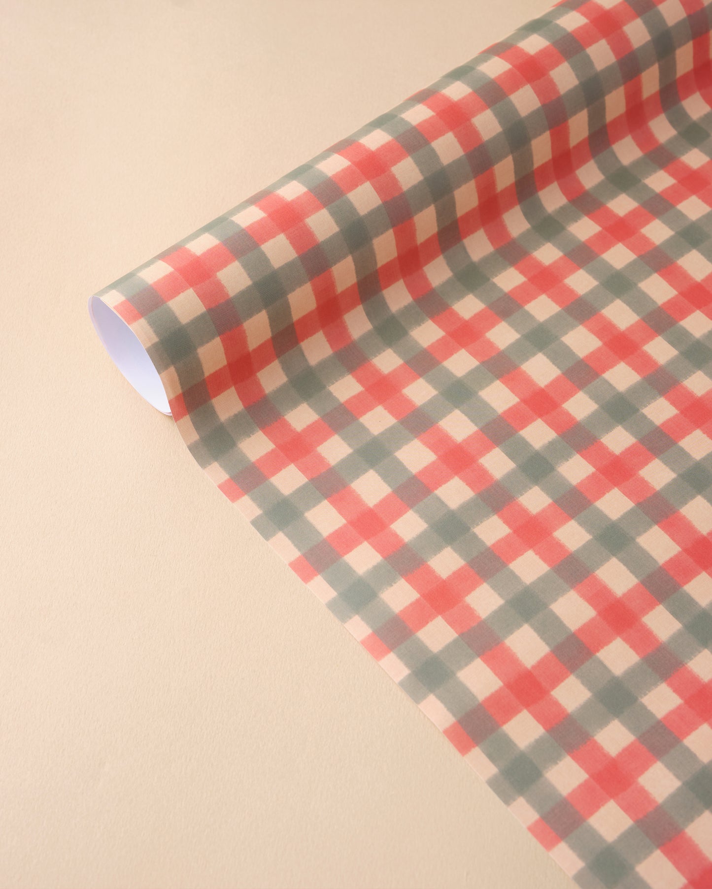 Christmas Gingham Wrapping Paper