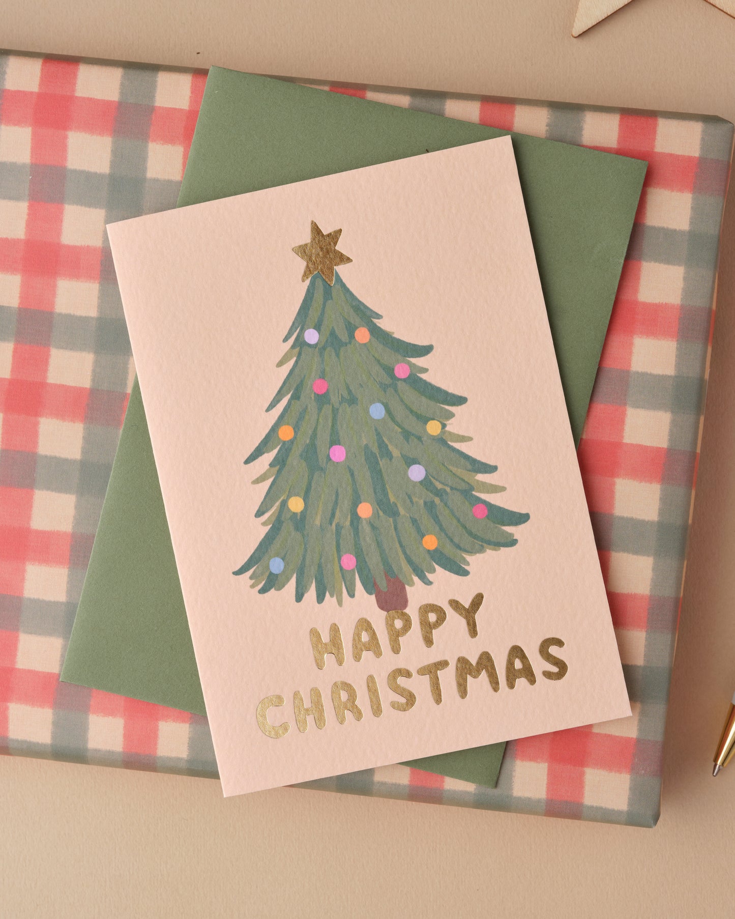 Happy Christmas Tree Card