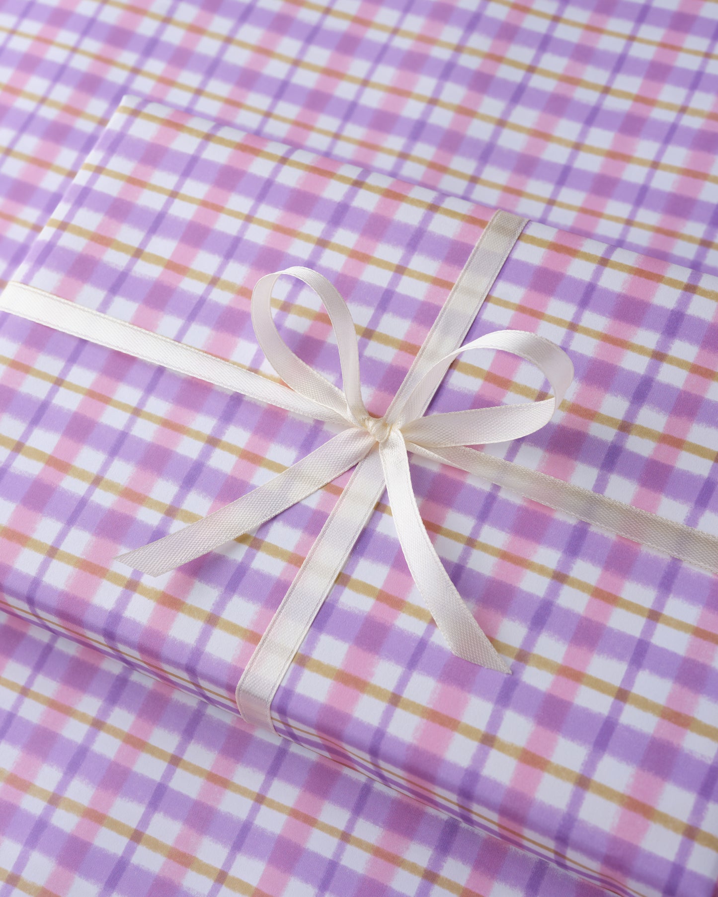 Pastel Gingham Wrapping Paper