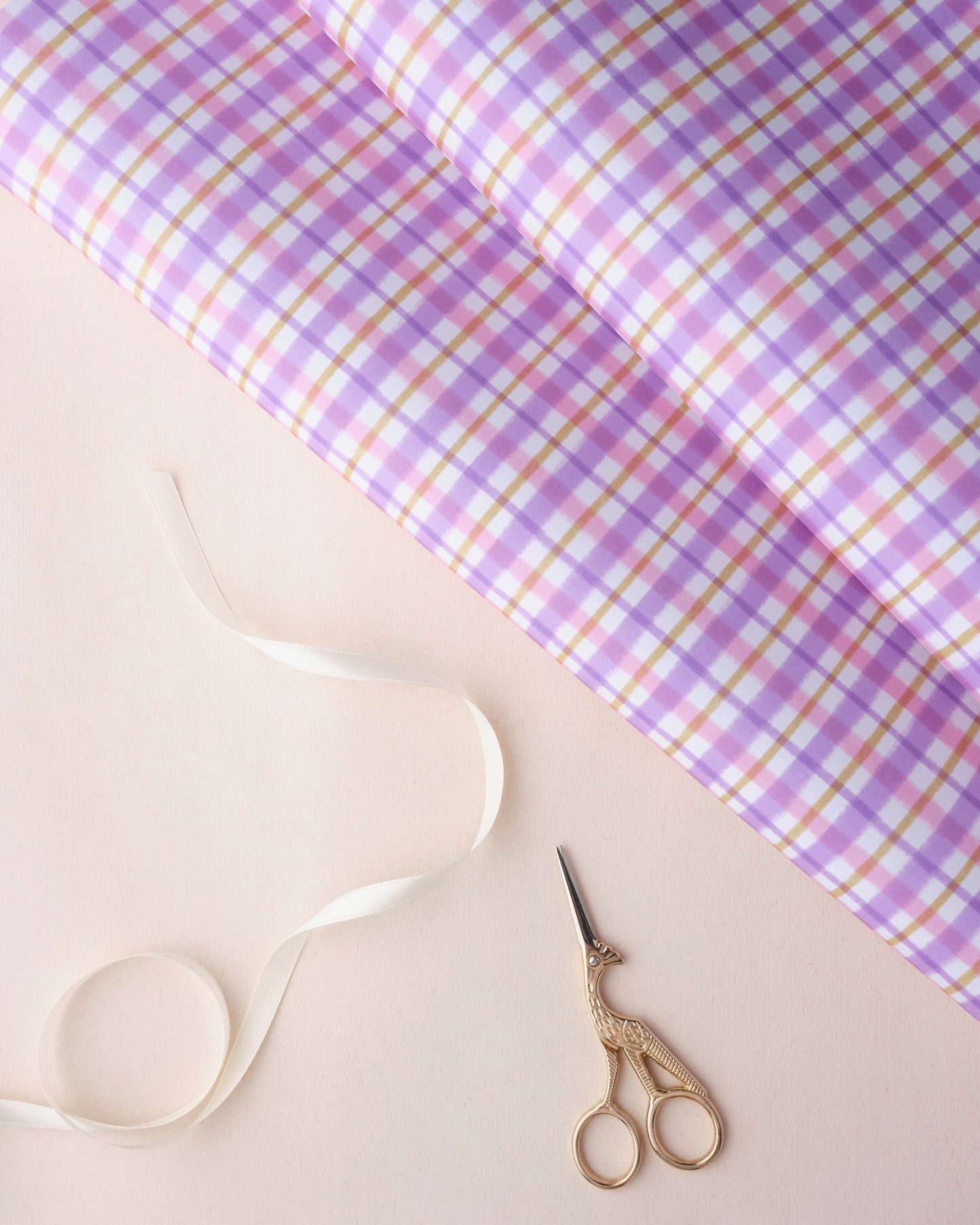 Pastel Gingham Wrapping Paper