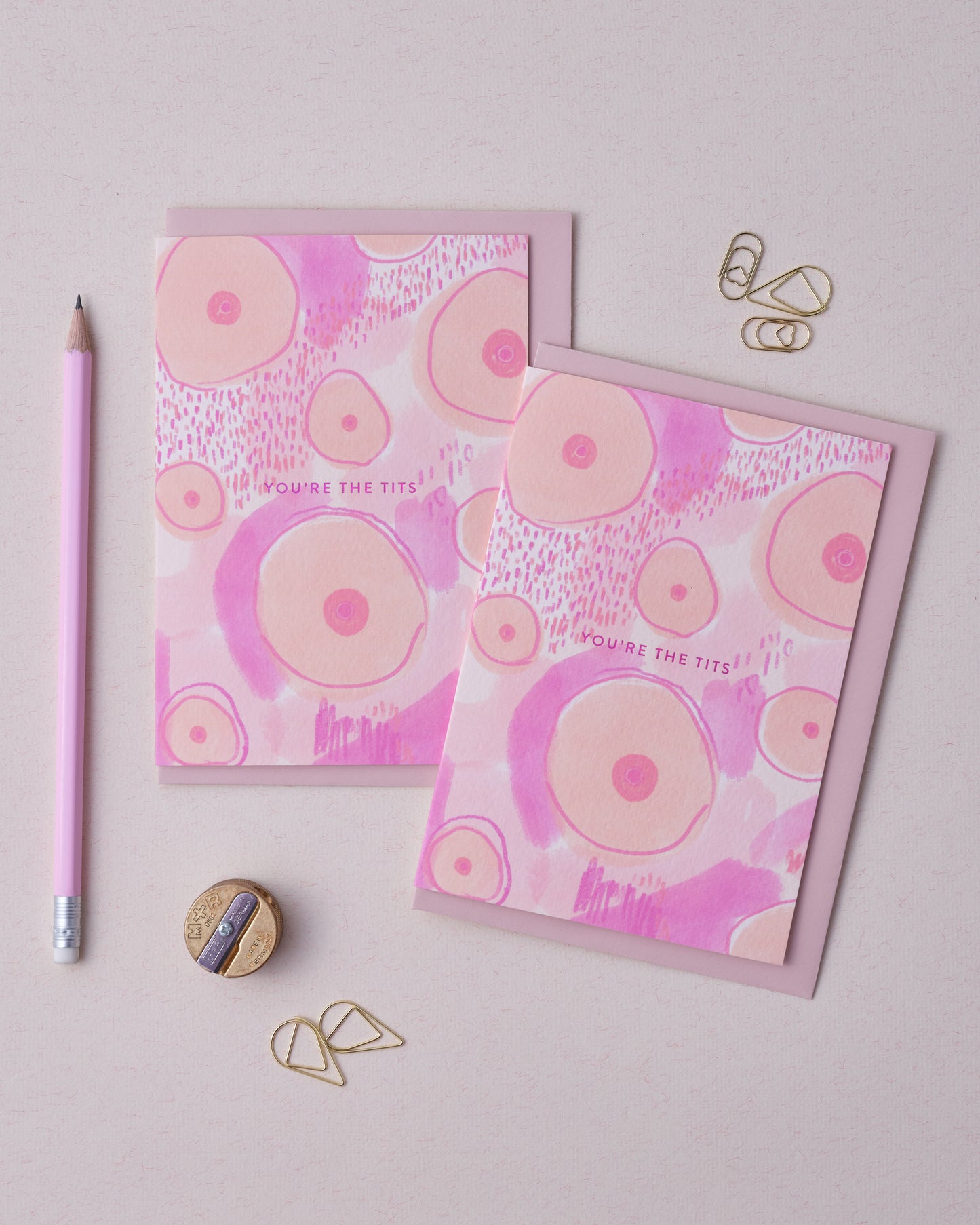 You're The Tits Greetings Card