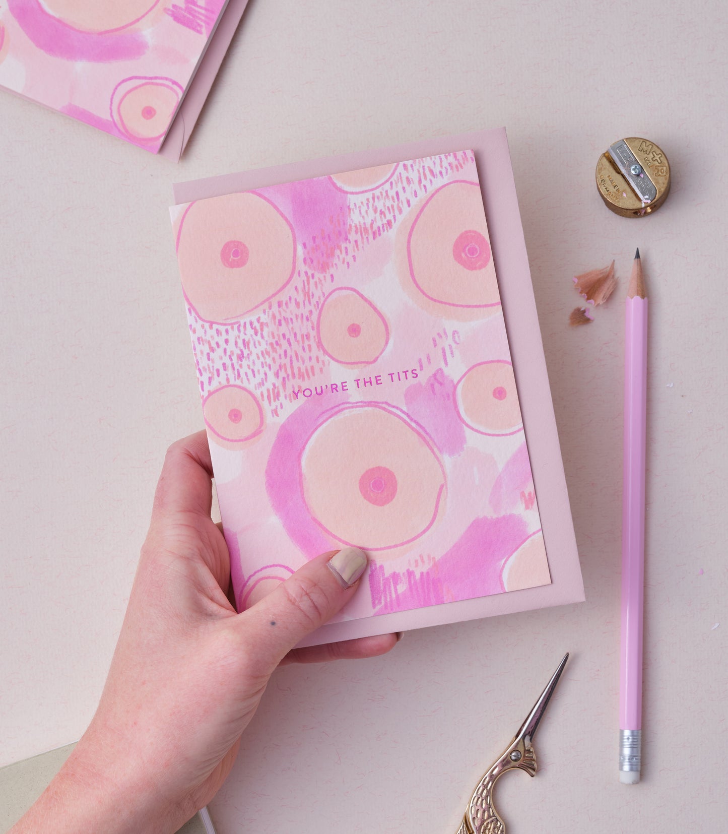 You're The Tits Greetings Card