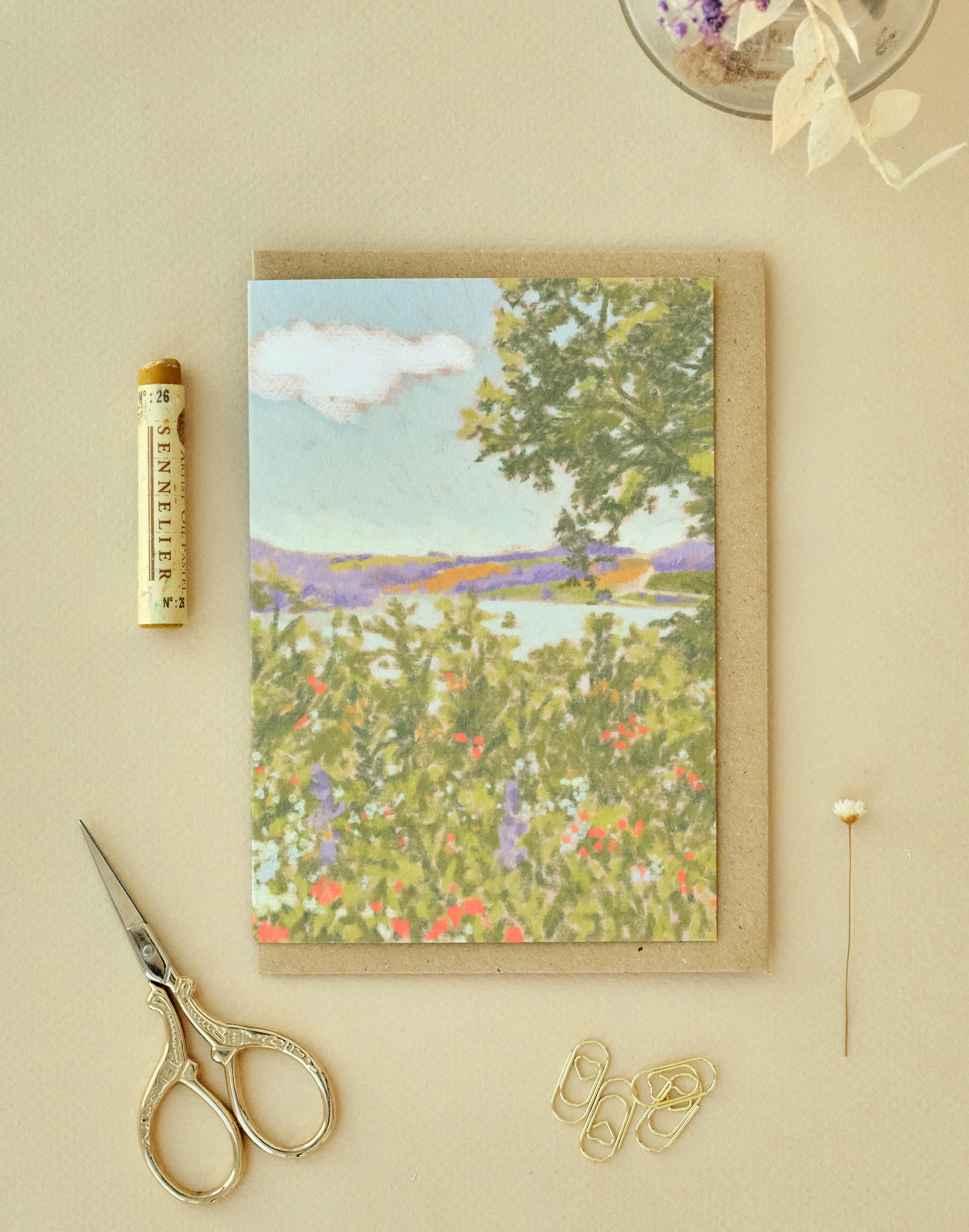 Monpardiac Landscape Greetings Card
