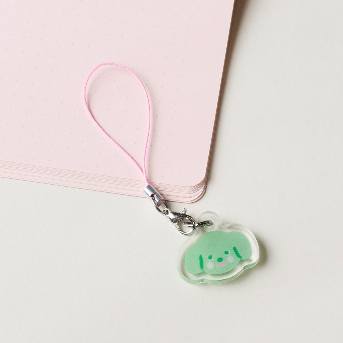 Green Dog Bag / Phone Charm