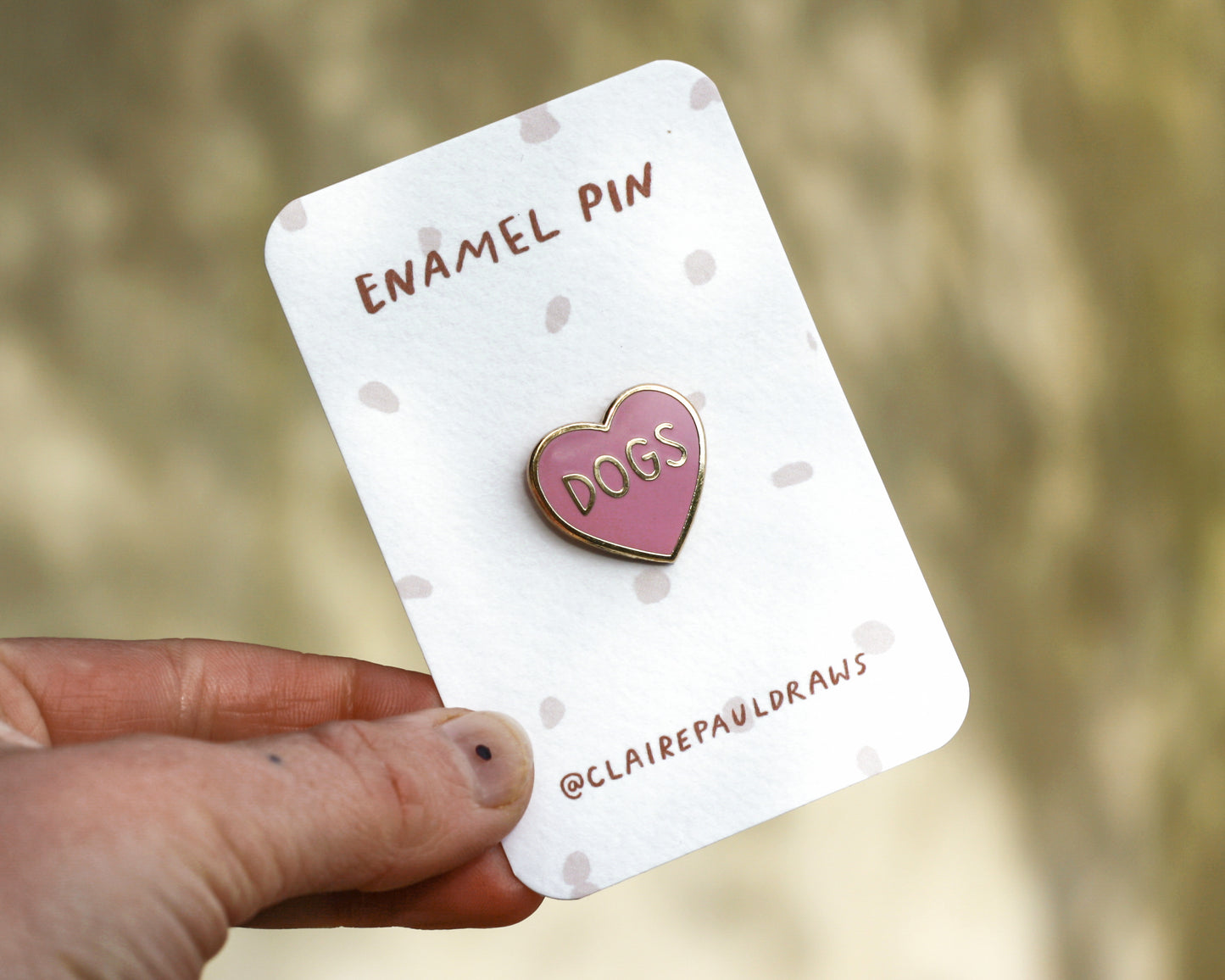 Dog Lover Enamel Pin