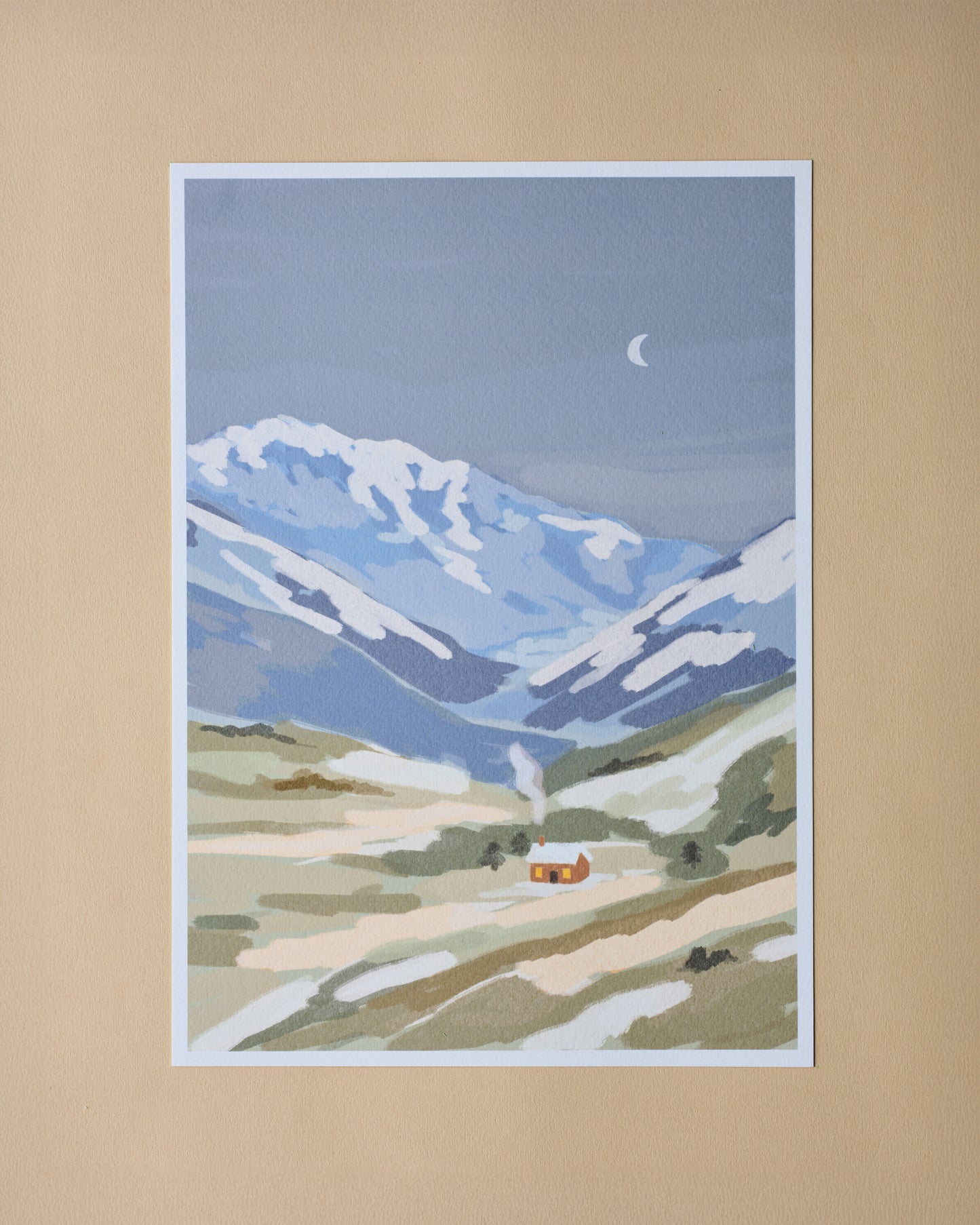 House in the Hills Art Print