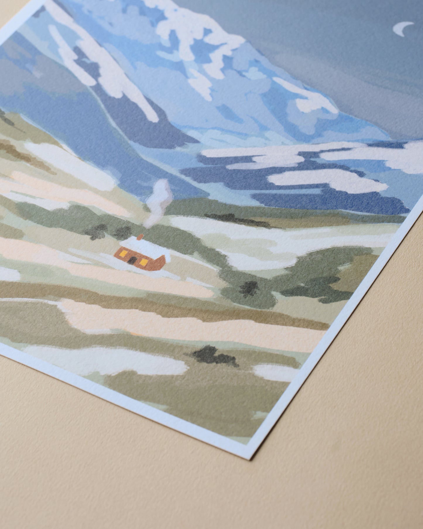 House in the Hills Art Print