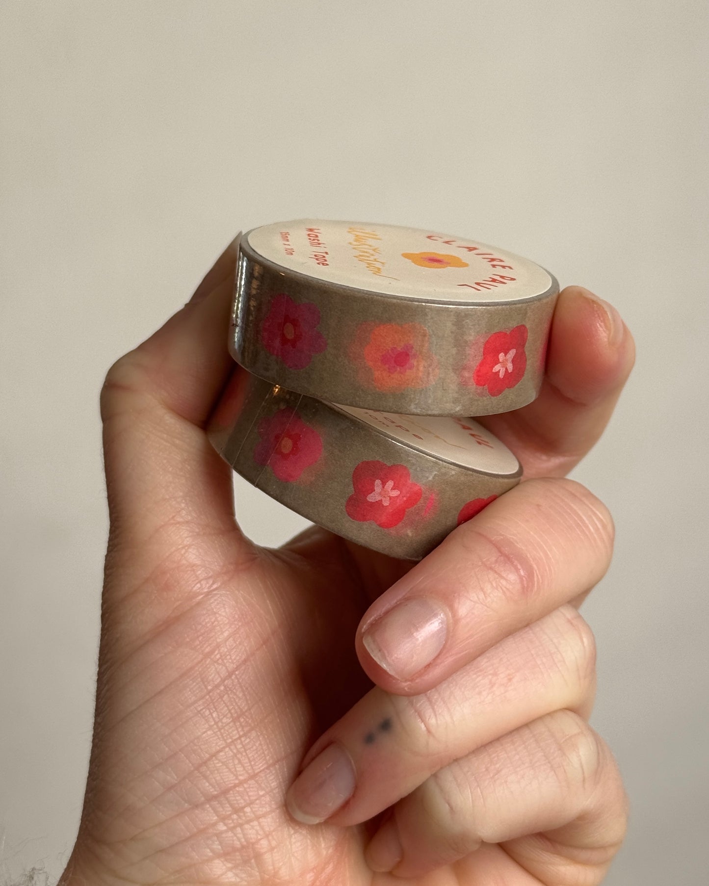 SECONDS Green Floral Washi Tape