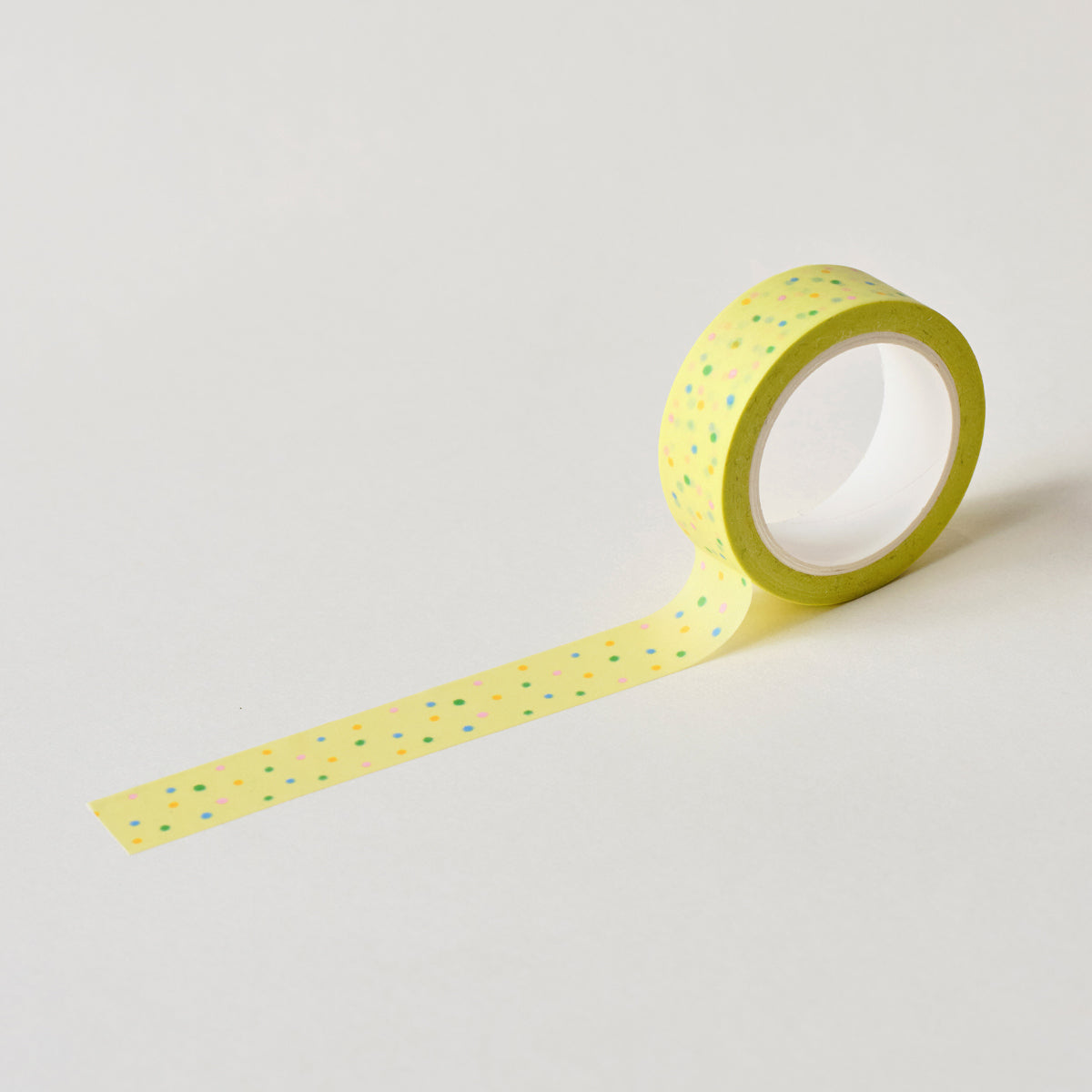 Yellow Polka Dots Washi Tape