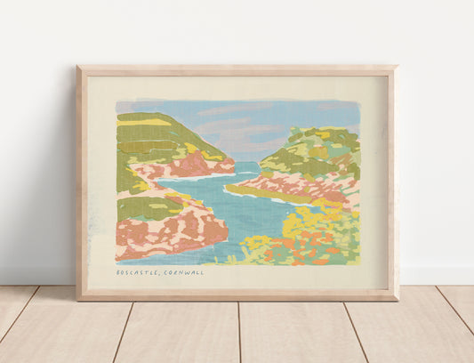 Boscastle Cornwall Art Print