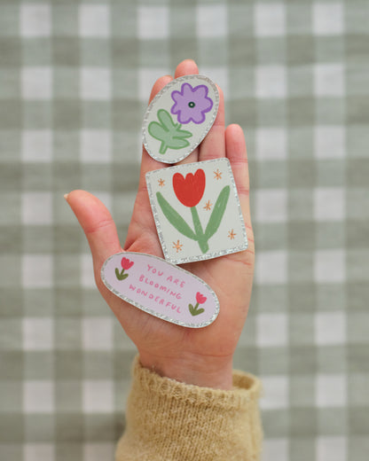 Tulip Holographic Sticker