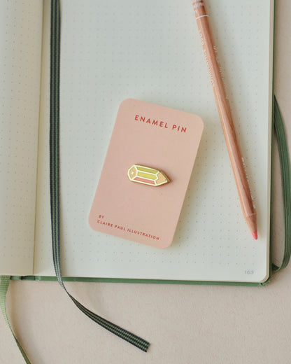 Pencil Enamel Pin