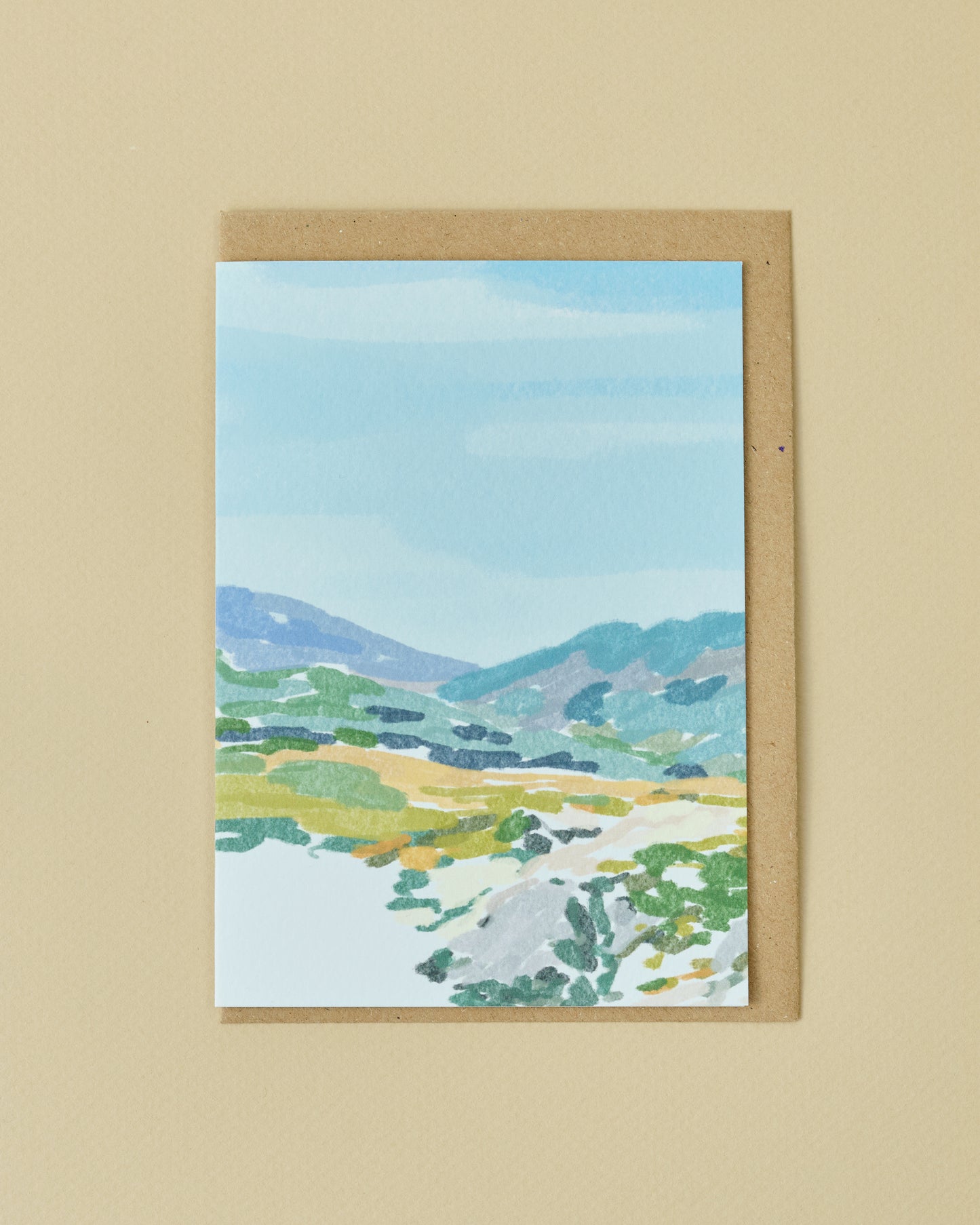 Glen Sannox Greetings Card