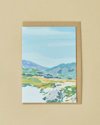 Glen Sannox Greetings Card