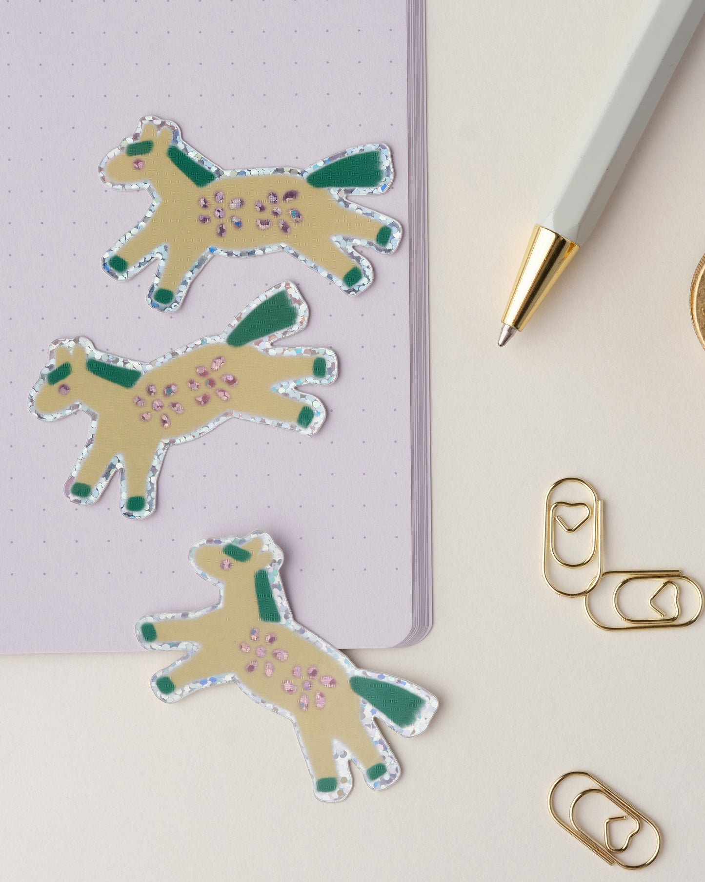 Prancing Pony Holographic Sticker