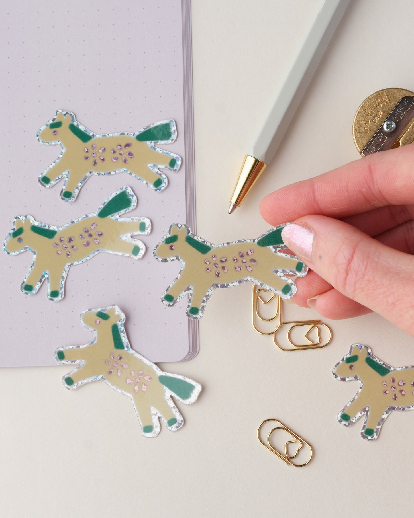 Prancing Pony Holographic Sticker