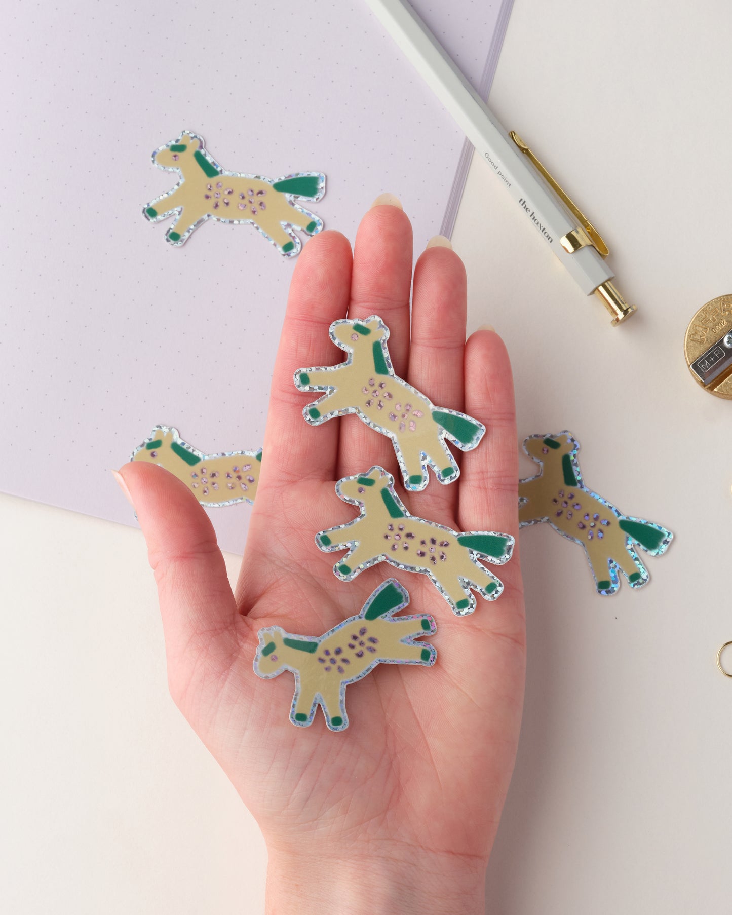 Prancing Pony Holographic Sticker