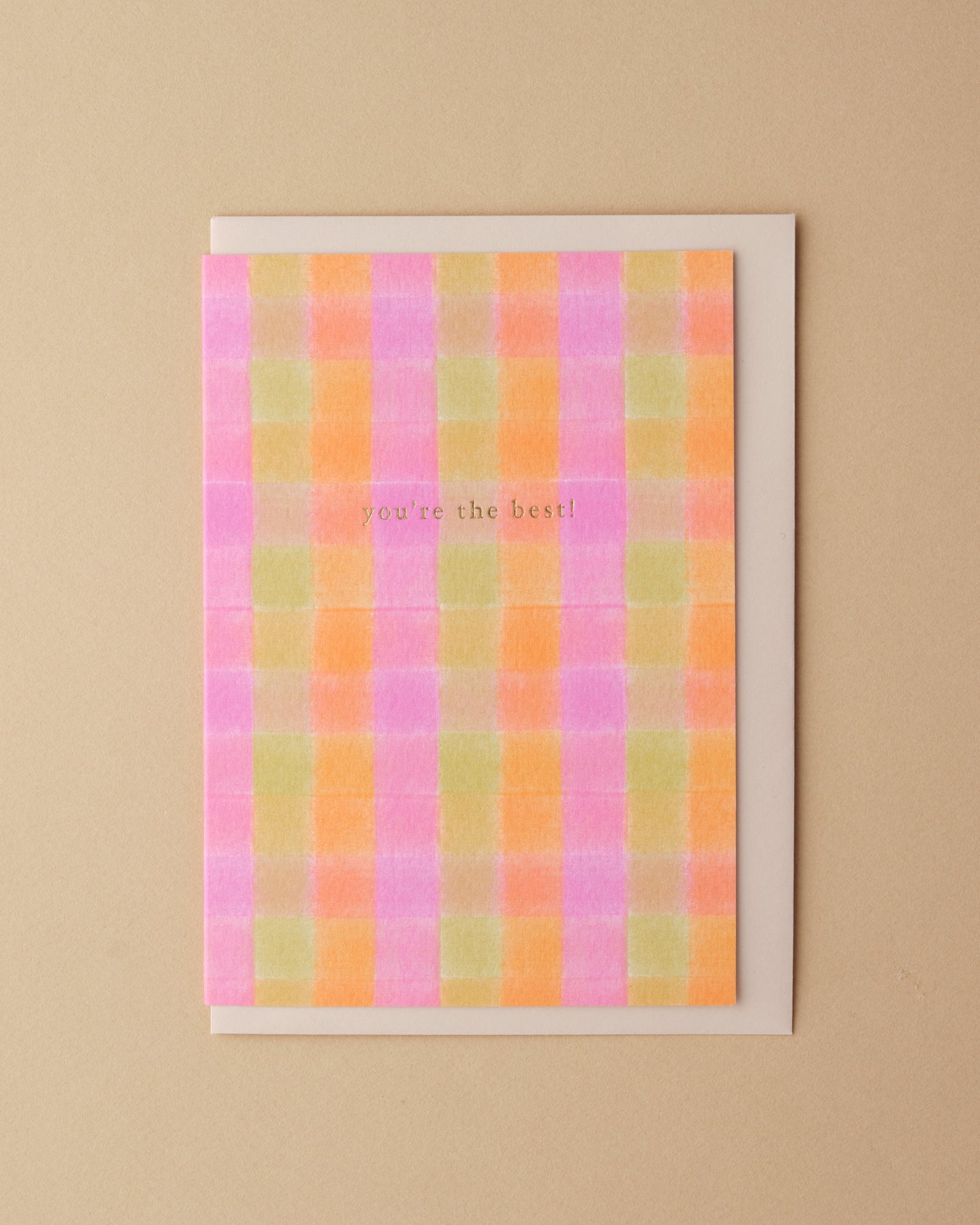 You're The Best! Greetings Card