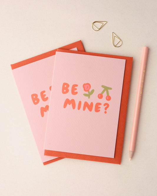 SALE - Be Mine? Valentine's Day Card
