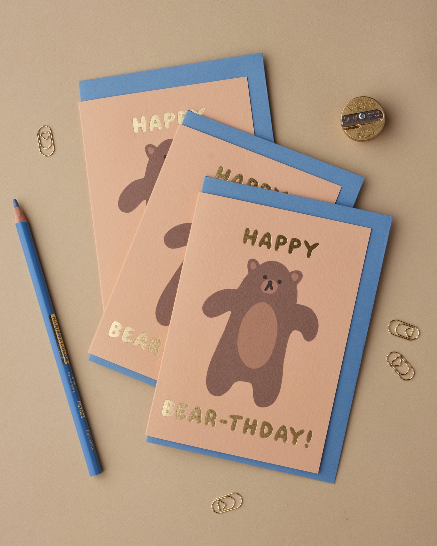 Happy Bear-thday Greetings Card