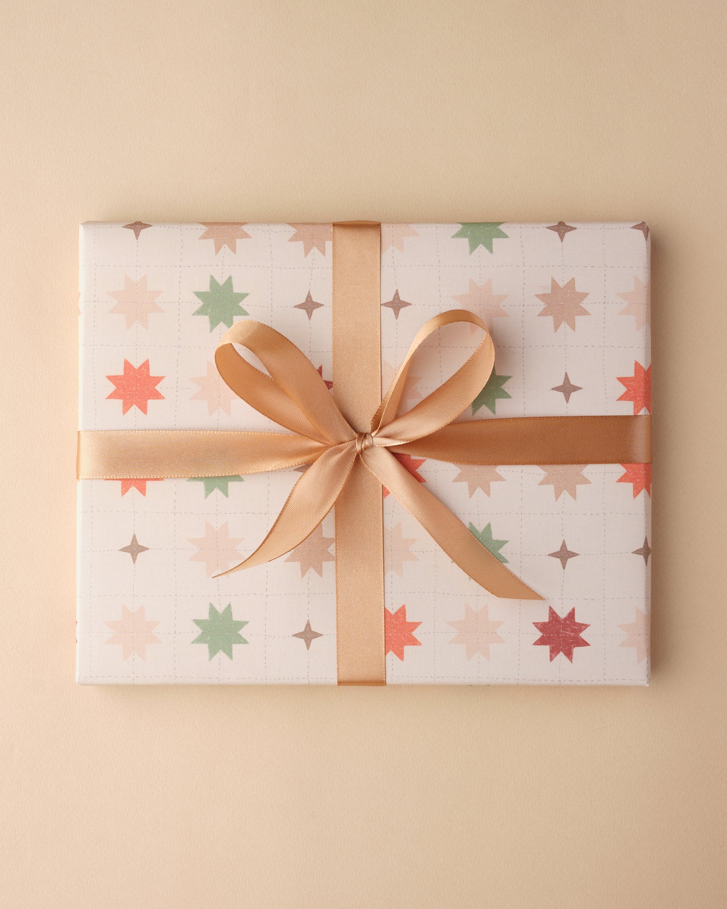 Patchwork Stars Wrapping Paper