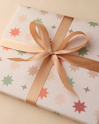 Patchwork Stars Wrapping Paper