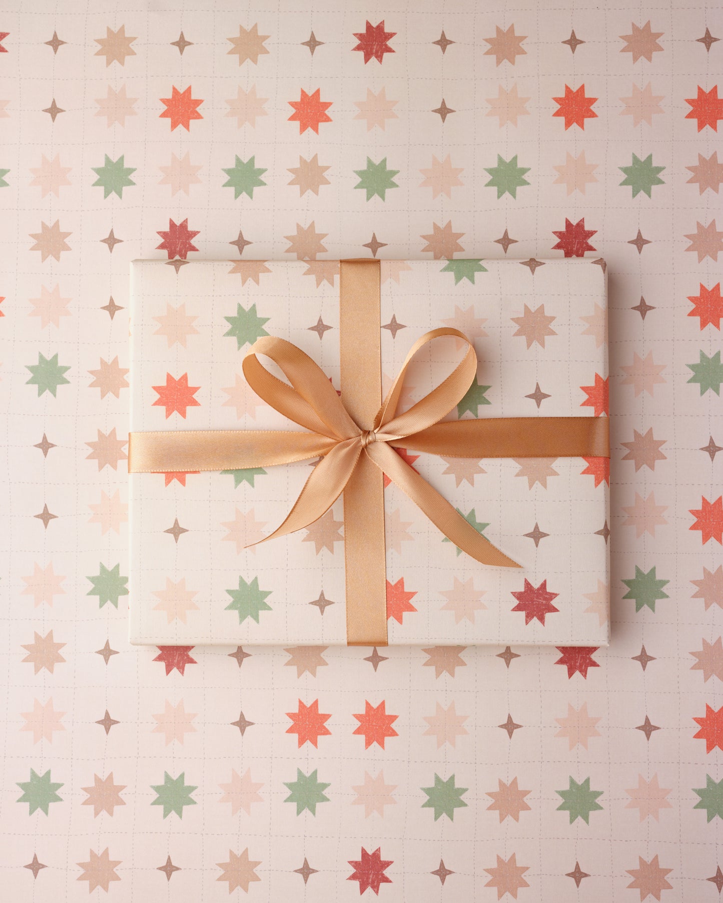 Patchwork Stars Wrapping Paper