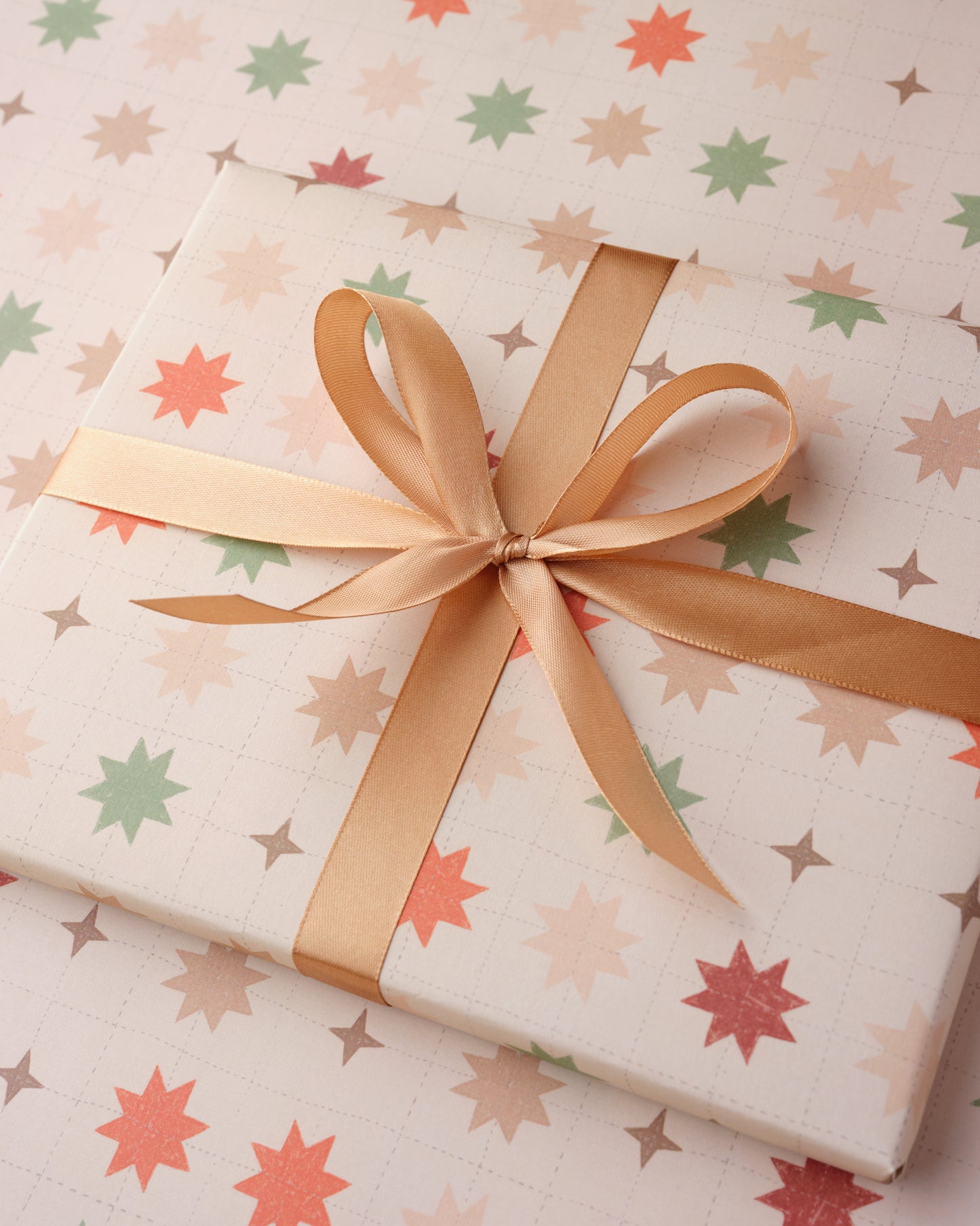 Patchwork Stars Wrapping Paper