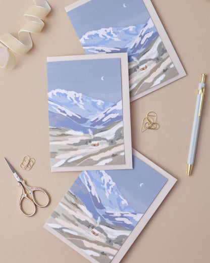 House in the Hills Greetings Card