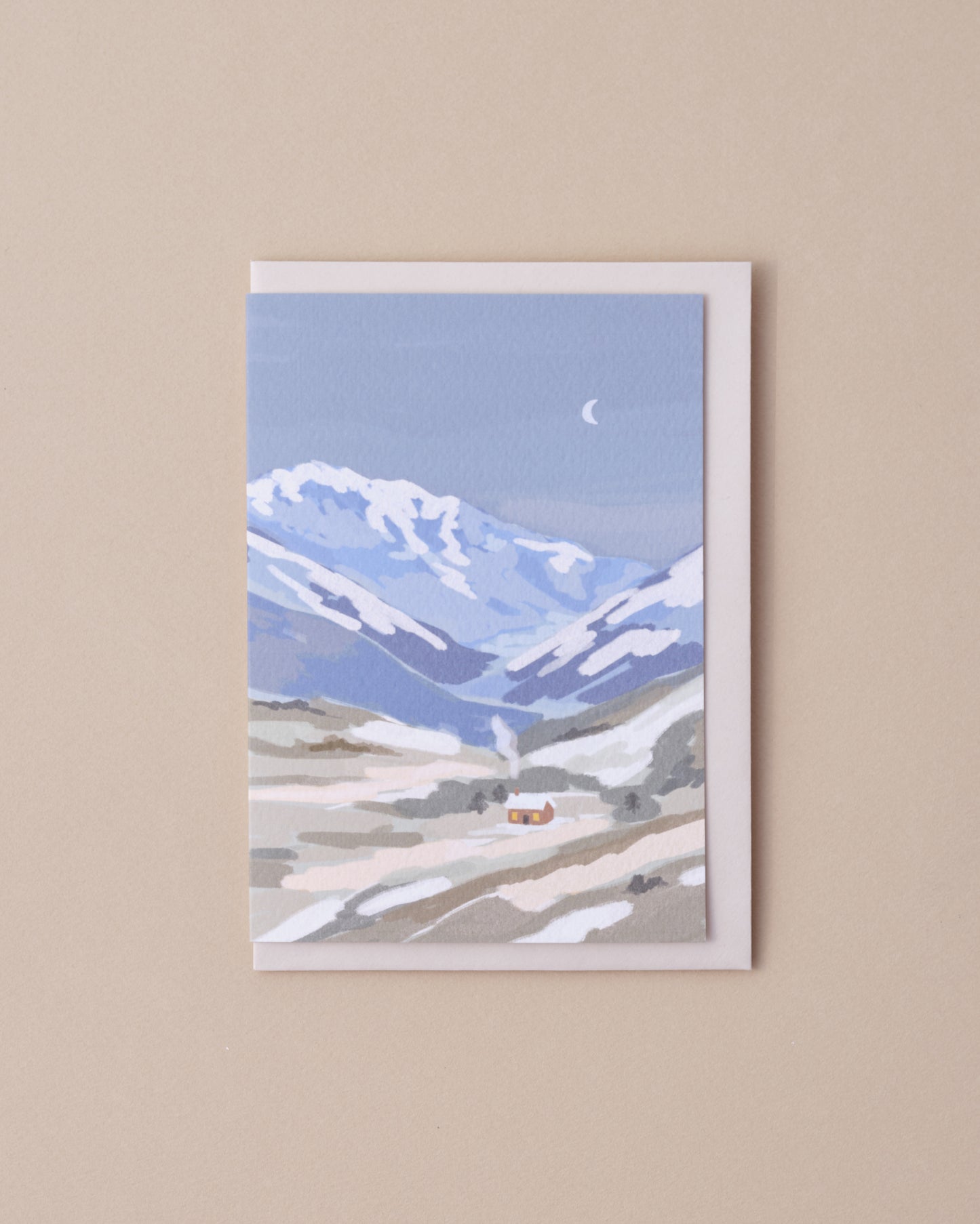 House in the Hills Greetings Card