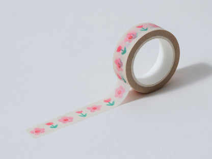 Tulip and Daisies Washi Tape
