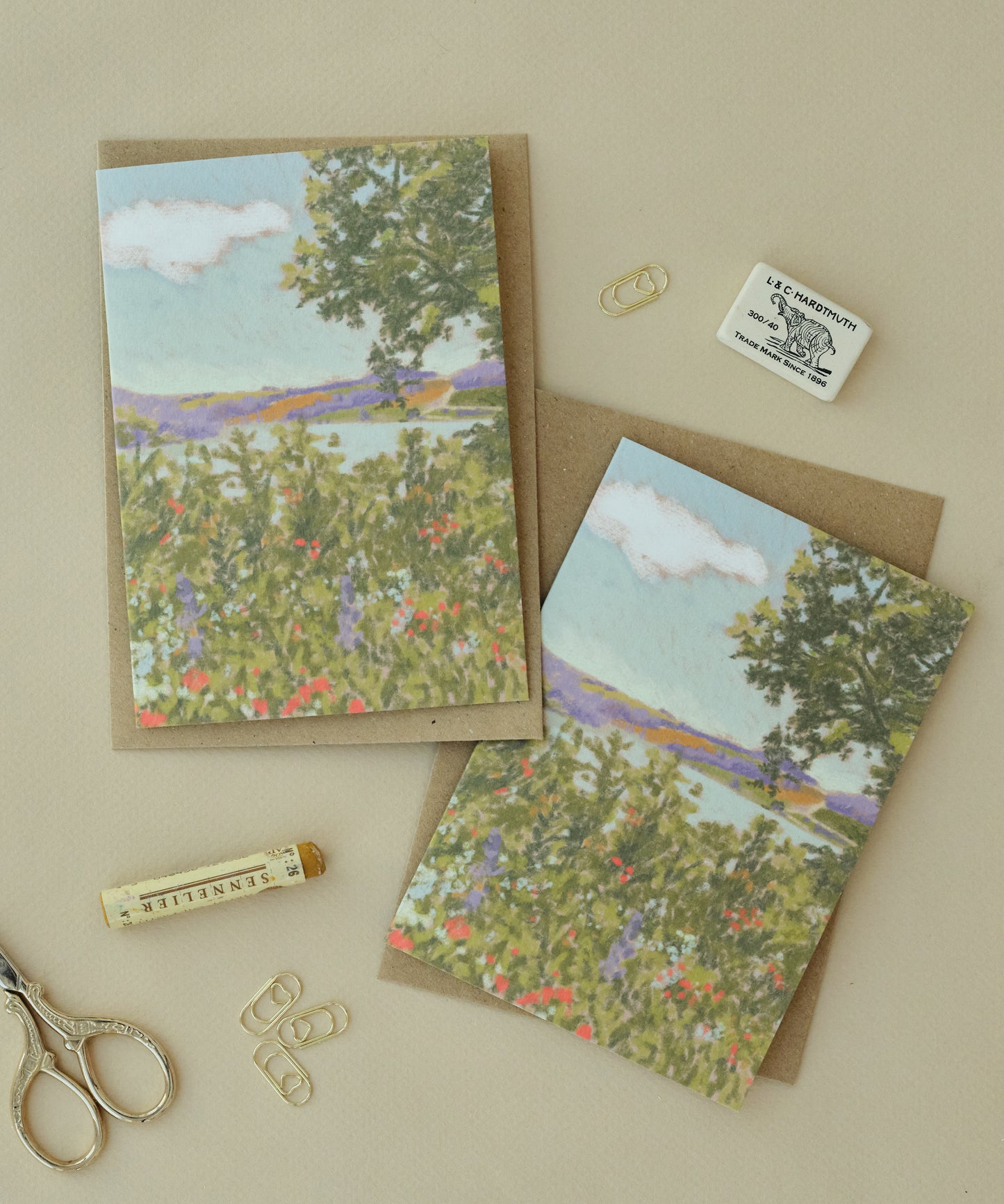 Monpardiac Landscape Greetings Card
