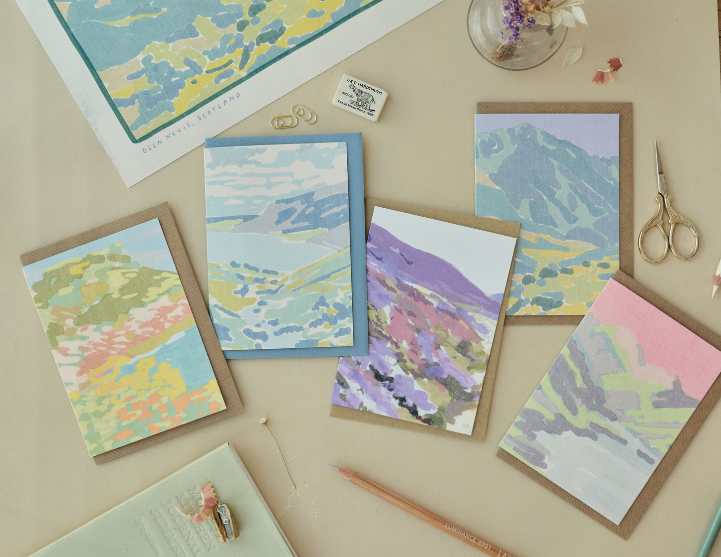 Scafell Pike Greetings Card
