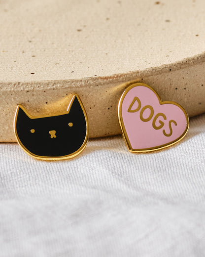 Black Cat Enamel Pin Badge