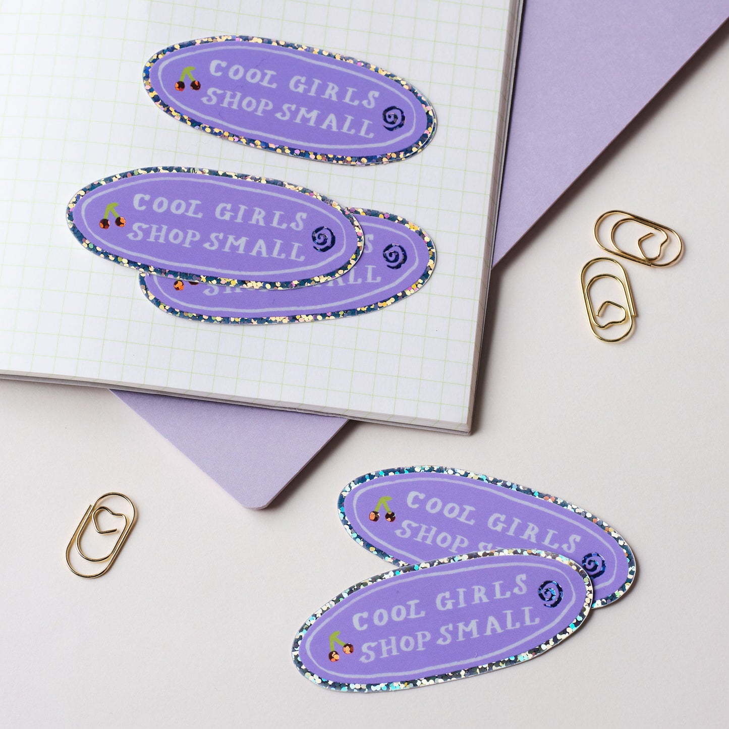 Cool Girls Shop Small Holographic Sticker