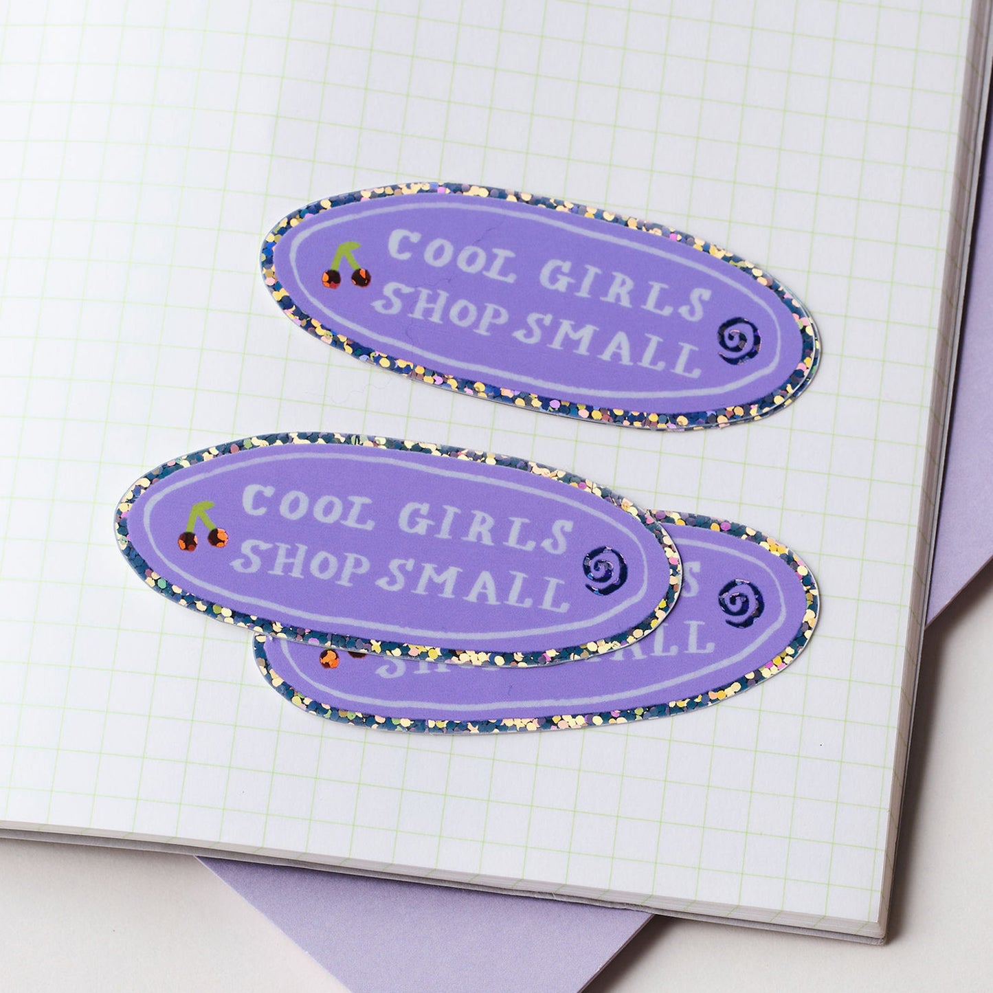 Cool Girls Shop Small Holographic Sticker