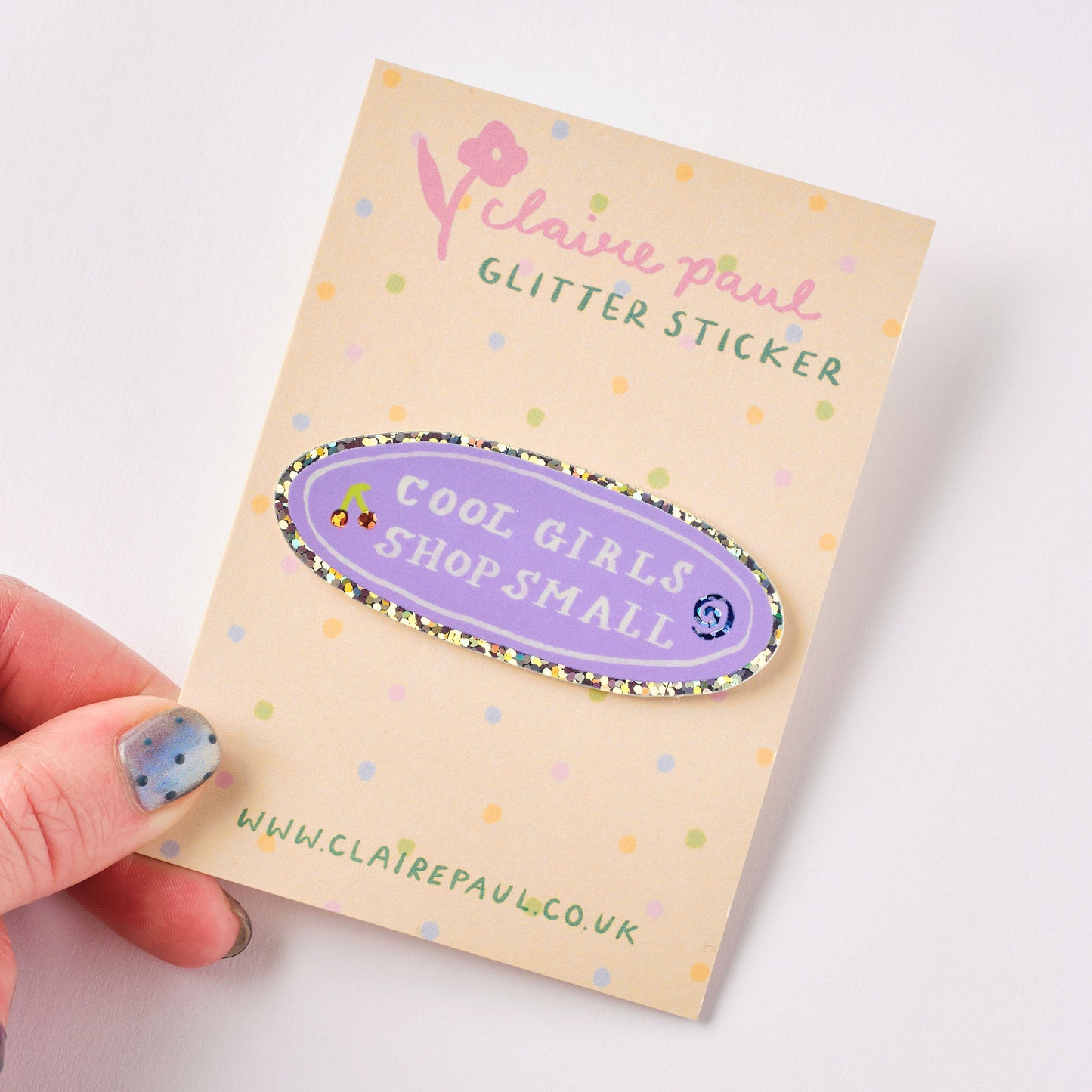 Cool Girls Shop Small Holographic Sticker