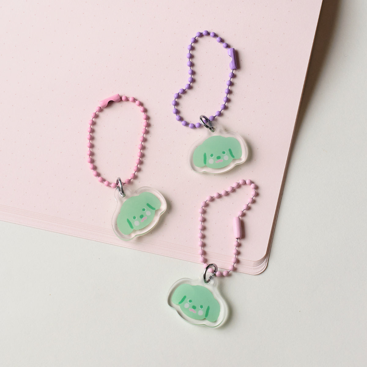 Green Dog Bag / Phone Charm