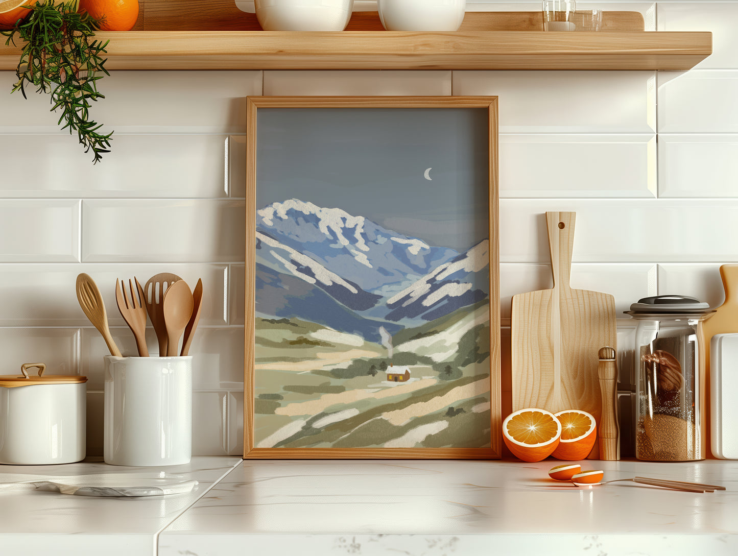 House in the Hills Art Print