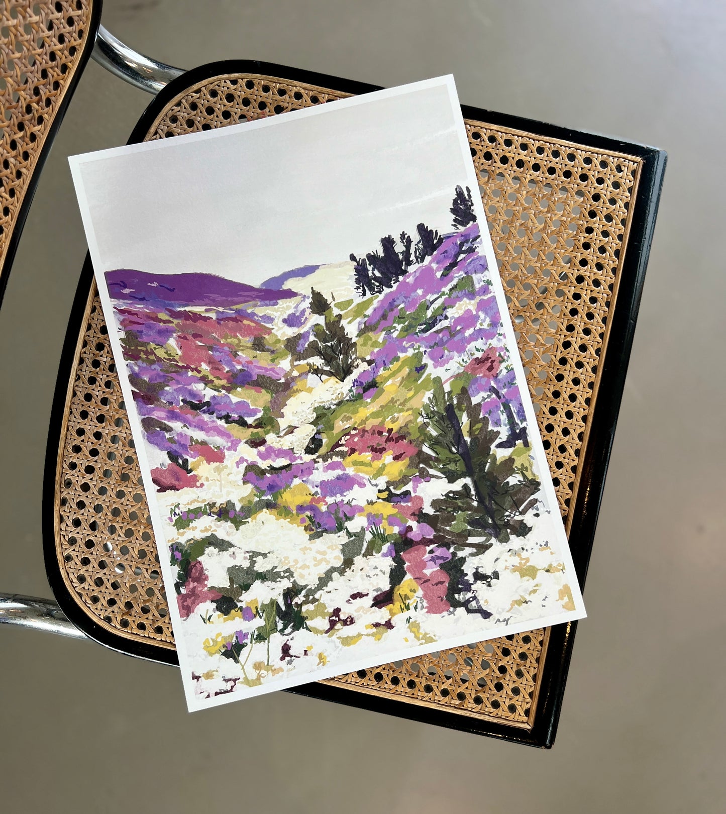 Lavender Hills Art Print