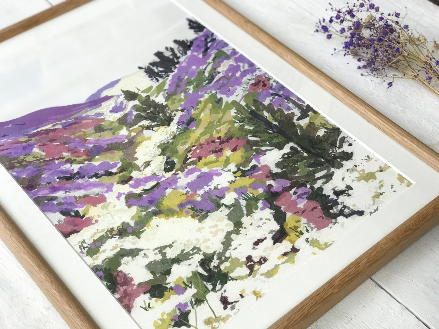 Lavender Hills Art Print