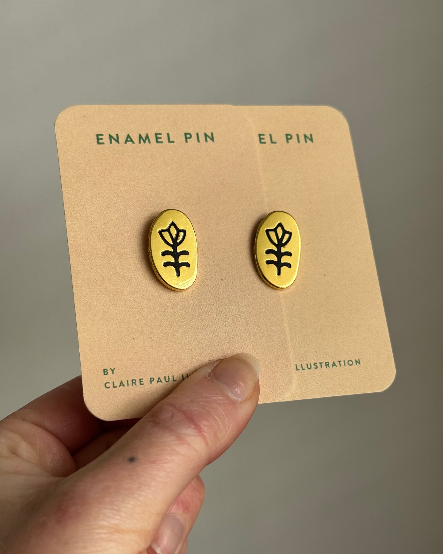SECONDS Folk Art Flower Enamel Pin Badge