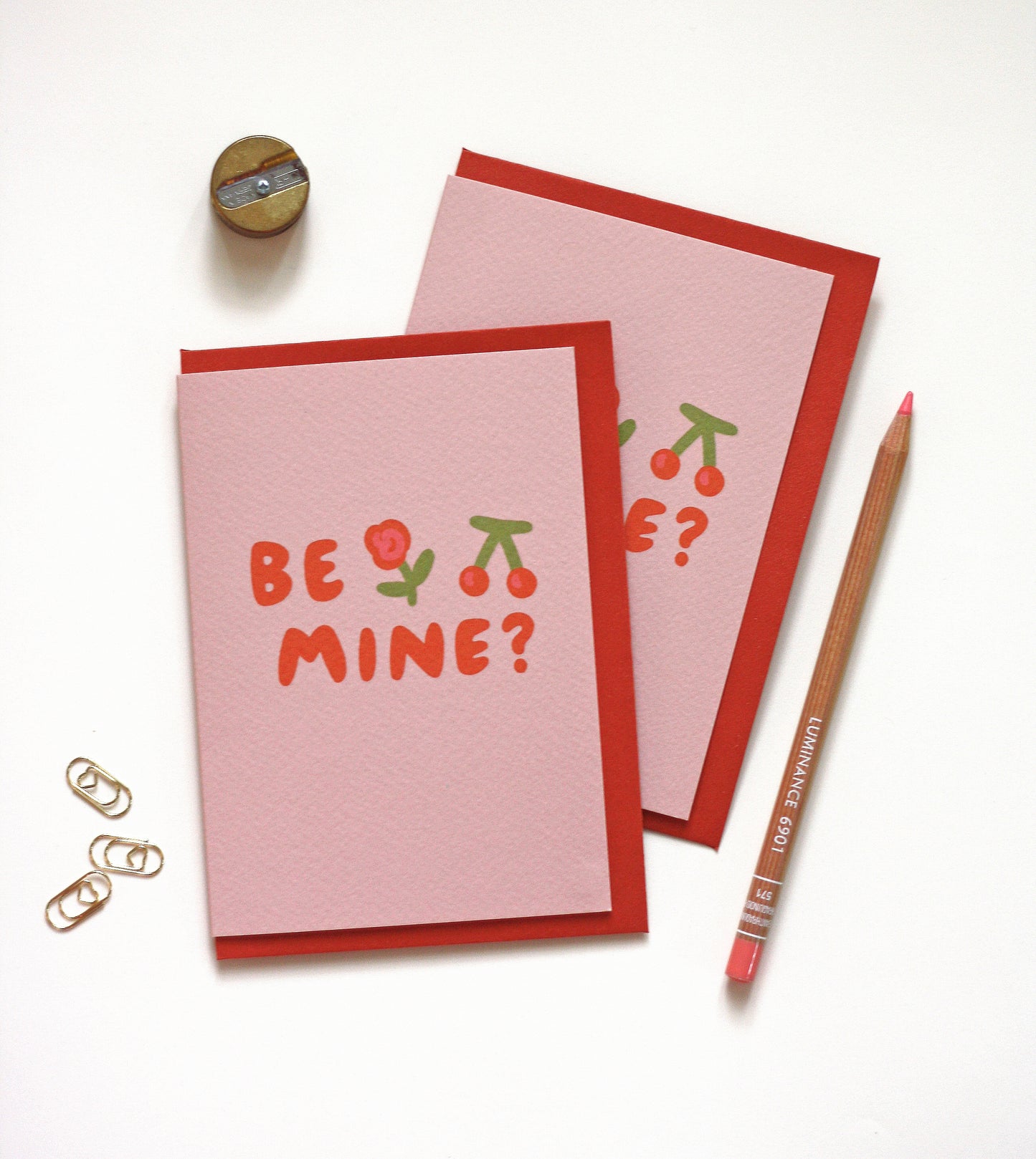 SALE - Be Mine? Valentine's Day Card