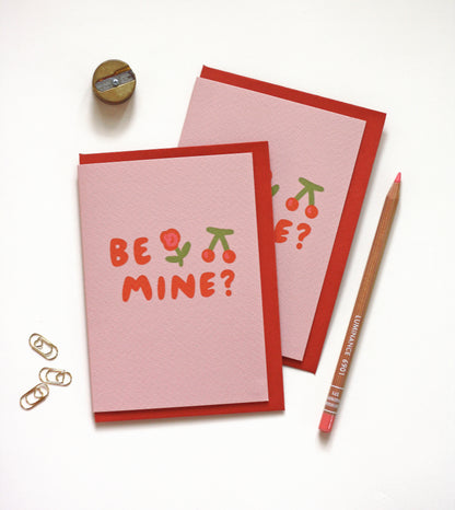 SALE - Be Mine? Valentine's Day Card