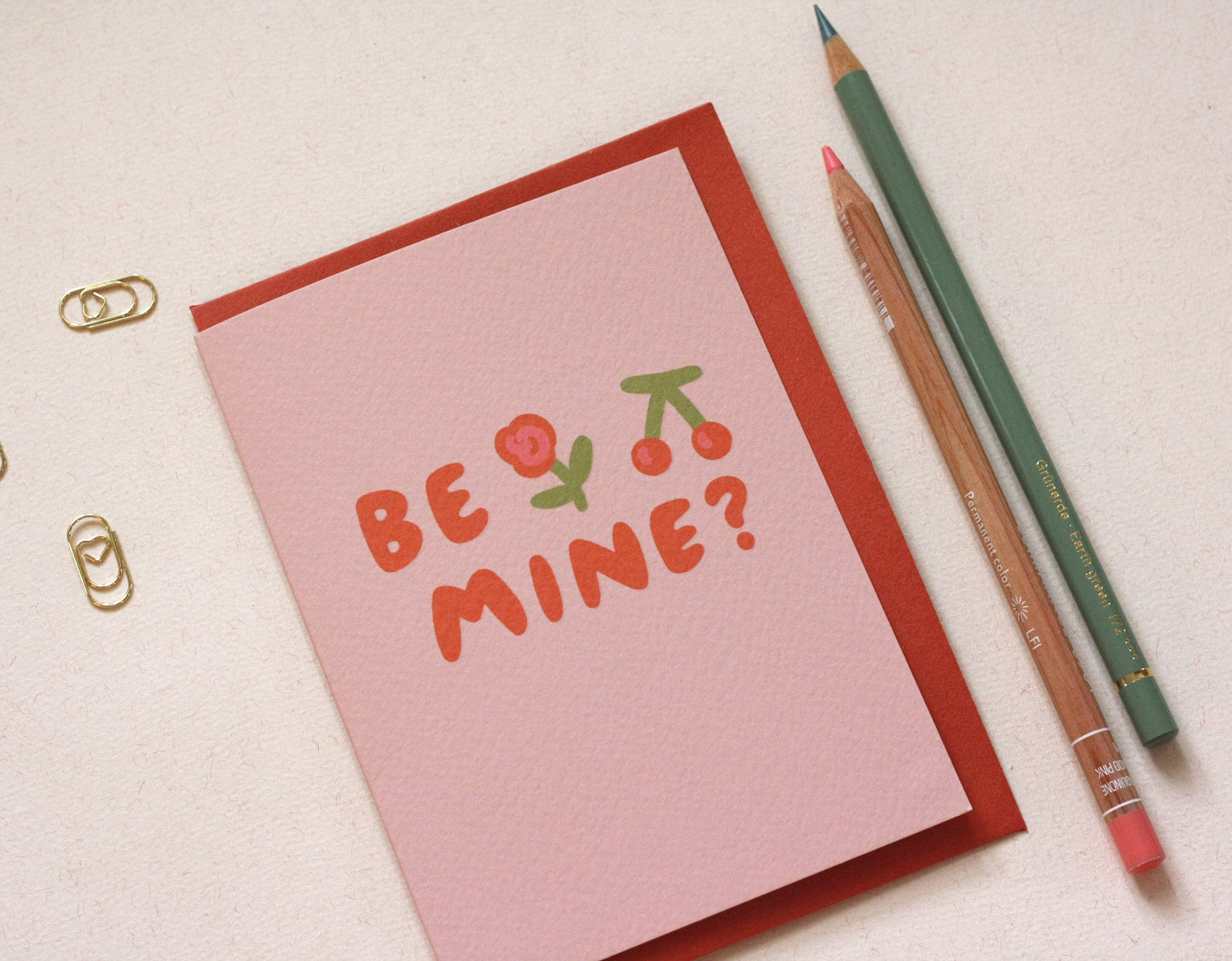 SALE - Be Mine? Valentine's Day Card