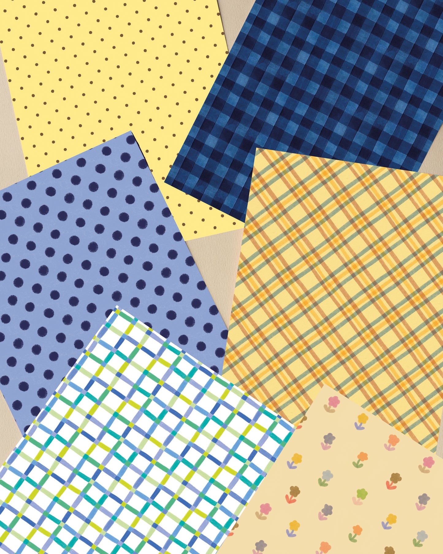 Patterned Journal Papers - Vol 3
