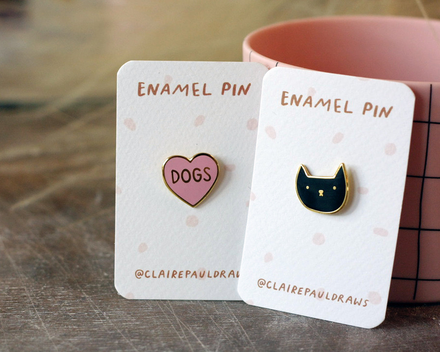 Black Cat Enamel Pin Badge