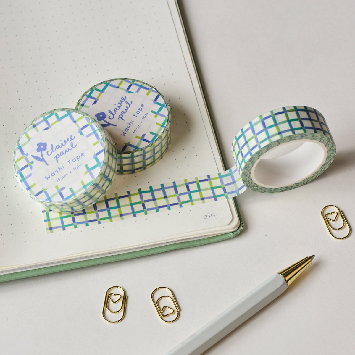 Quilted Grid Washi Tape