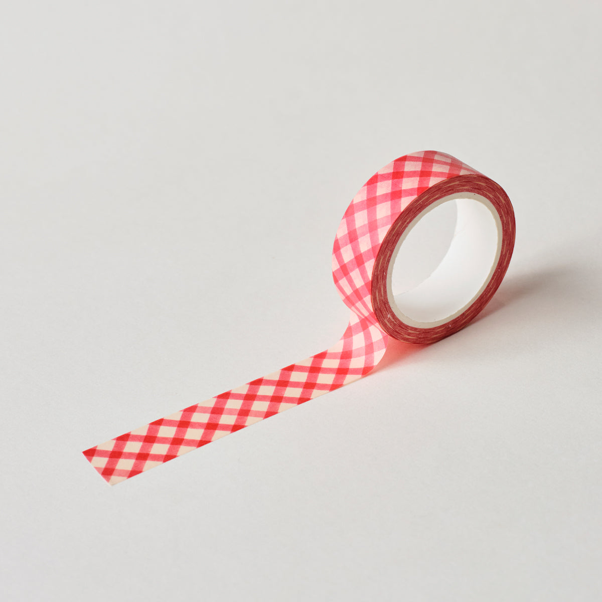 Red Gingham Washi Tape